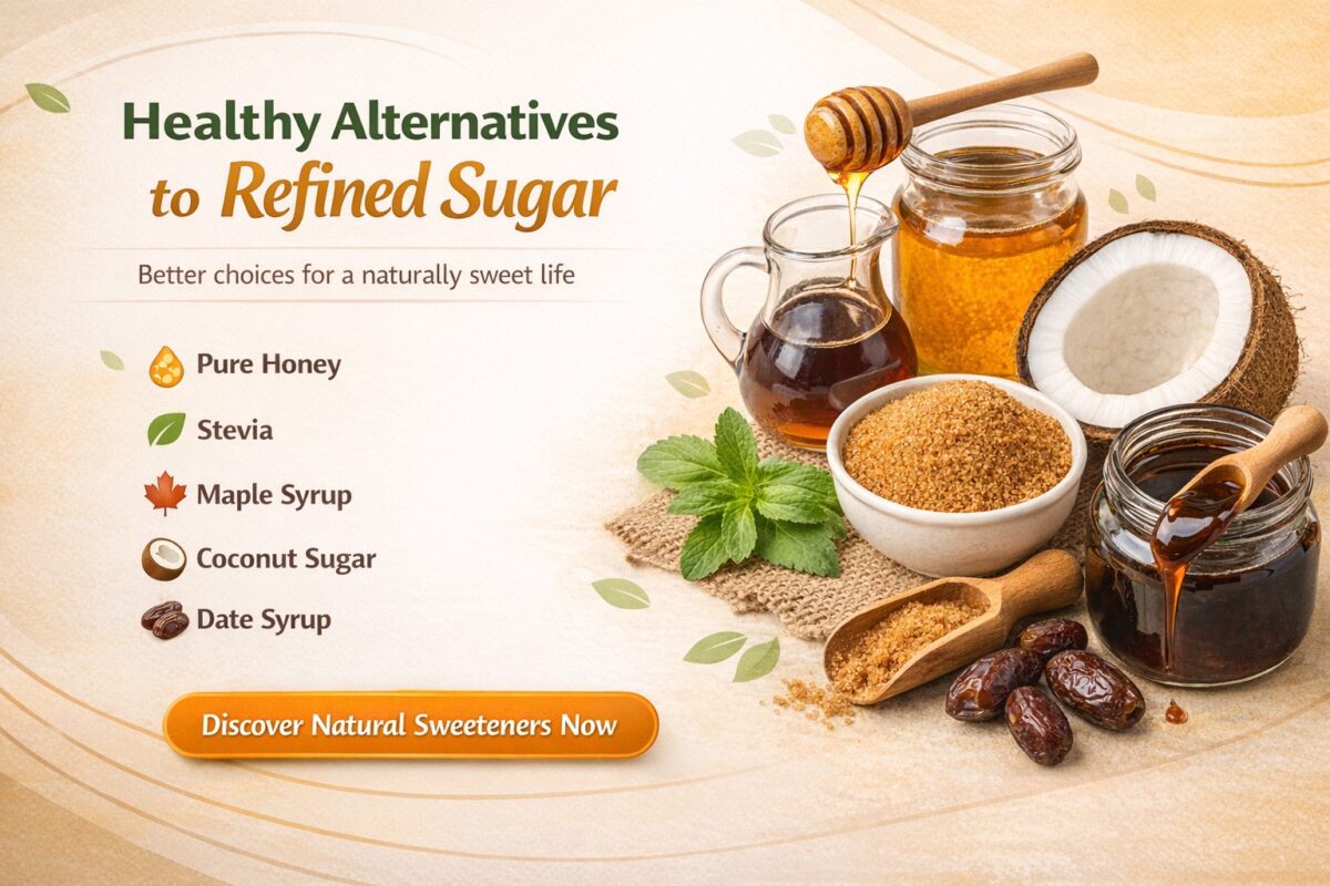 Healthy Alternatives to Refined Sugar